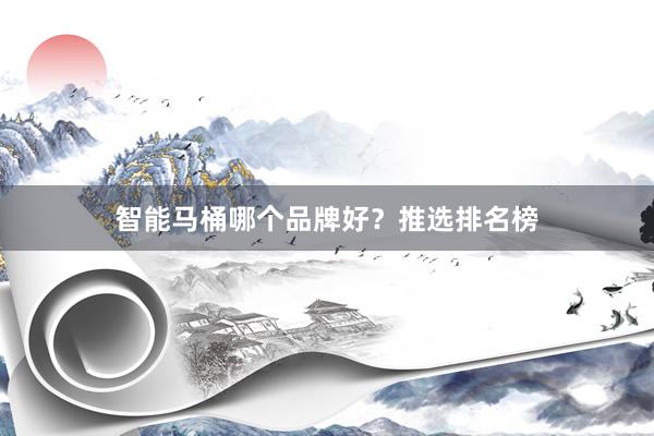 智能马桶哪个品牌好？推选排名榜
